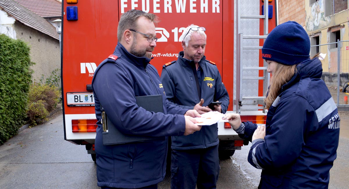 Jugendbetreuer LM Jürgen Nenicka, OBI Norbert Gesperger