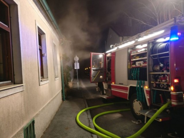 Zimmerbrand in Petronell