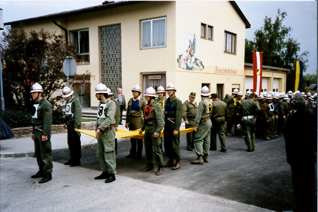 FF Wildungsmauer Einweihung des neuen Feuerwehrhauses 1987